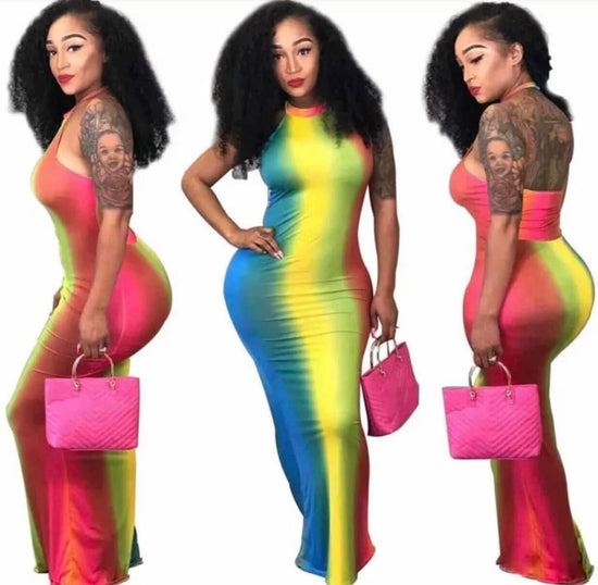 Multi color dress