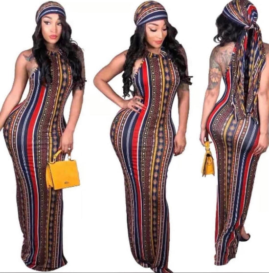 Scraf and Dress Set